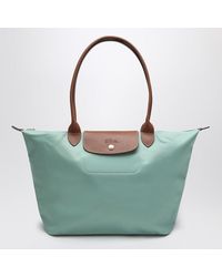 【関税&送料込】Longchamp Eucalyptus Coloured Le Pliage Orig Longchamp Le Pliage Original Pouch with Handle – BagShop PL