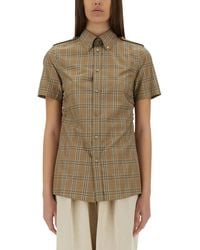 Burberry - Cotton Shirt - Lyst