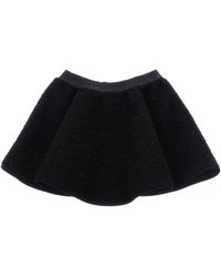 Moncler - Metallic Teddy Skirt - Lyst