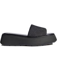 Gucci - Flatform Slide Sandals - Lyst