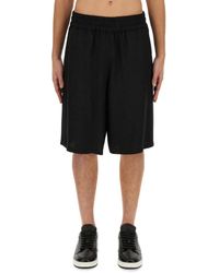 Moschino - Bermuda With Logo - Lyst