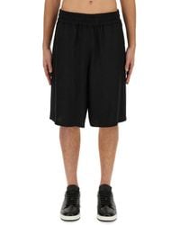 Moschino - Bermuda With Logo - Lyst