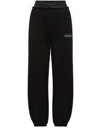 Moncler - Logo-Embroidered Elasticated-Waistband Cotton Track Pants - Lyst