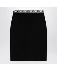 Versace - Jacquard Viscose-Blend Midi Skirt - Lyst