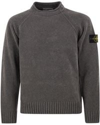 Stone Island - Cotton Crew-Neck Knit Jumper - Lyst
