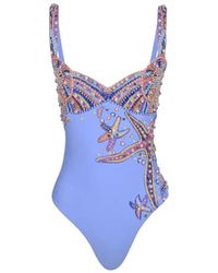 Sol Maré - Pearl Swimsuit Lilac - Lyst
