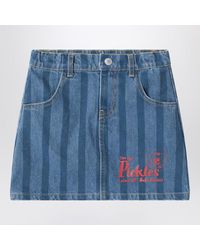 Bobo Choses - Pickles The Dog Striped Denim Skirt - Lyst