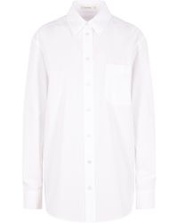The Row - Gavina Patch-Pocket Long-Sleeve Shirt - Lyst