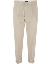 Fay - Slim Corduroy Trousers - Lyst