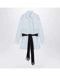 MM6 by Maison Margiela - Cotton Shirt With Gloves - Lyst