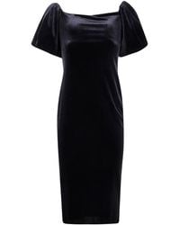 Ralph Lauren - "Faraine" Short Sleeves Cocktail Dress - Lyst
