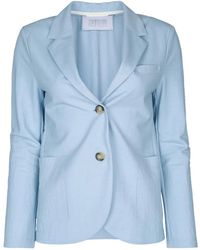 Harris Wharf London - Stand Up Collar Blazer Rayon - Lyst