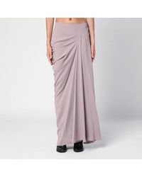 Dries Van Noten - Long Draped Skirt For - Lyst
