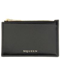 McQueen - Calf Skin Wallets - Lyst