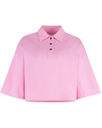 Bottega Veneta - Cotton Piqué Polo Shirt - Lyst