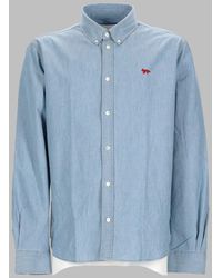 Maison Kitsuné - Maison Kitsuné Camicia "Profile Fox" - Lyst
