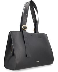 Jil Sander - Cannoli Tote Bag Leather Handbags - Lyst