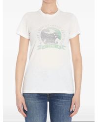 Saint Laurent - Musical Festival Print T-Shirt - Lyst