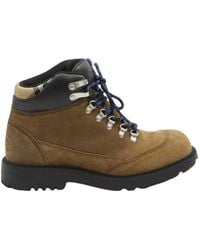 Burberry - Suede Moor Ankle Boots - Lyst