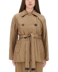 Max Mara - S Max Mara Calla Padded Trench Coat - Lyst