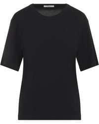 Lemaire - Cotton Ribbed T-Shirt - Lyst