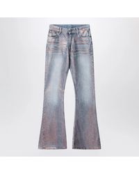 Acne Studios - Fitted Glitter Jeans 2025F Rose Copper/Light - Lyst
