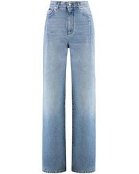 Dolce & Gabbana - Wide-Leg Jeans With 5 Pockets - Lyst