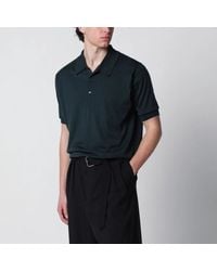 John Smedley - Isis Forest Cotton Polo Shirt - Lyst