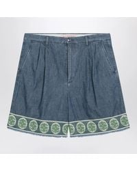 Valentino - Bermuda Short With Jacquard Bottom - Lyst