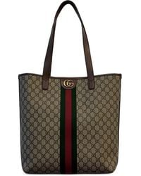 Gucci - Gg Icon Fabric Linen Tote Bag - Lyst