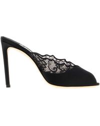 Jimmy Choo - Lace Brigitte Mules - Lyst