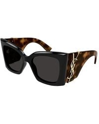 Saint Laurent - Oversized Square Acetate Sunglasses - Lyst
