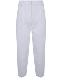 DR. HOPE - Elastic Waist Trousers - Lyst