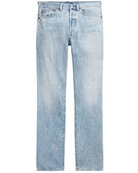 Polo Ralph Lauren - Relaxed Straight-Fit Jeans With Splatter Print - Lyst