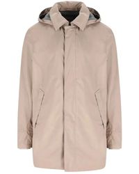 Herno - Singlebreasted Carcoat Fuctional - Lyst