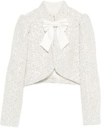 Alice + Olivia - Ilaria Bow Jacket - Lyst