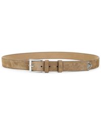 Prada - Sesamo Suede Belt - Lyst