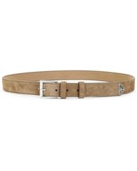 Prada - Sesamo Suede Belt - Lyst