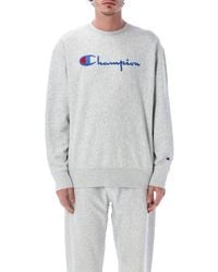 Champion - Crewneck Sweatshirt With Logo - Lyst