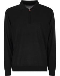 Kiton - Wool Polo Shirt - Lyst