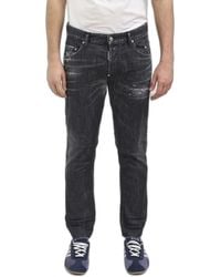 DSquared² - Washedeffect Distressed Jeans - Lyst