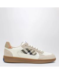 Burberry - Sneakers With Tartan Details - Lyst