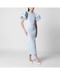 ROTATE BIRGER CHRISTENSEN - Balloon Jacquard Midi Dress - Lyst