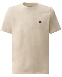 C.P. Company - C.P.Company 30/1 Jersey Short Sleeve Logo Patch T-Shirt - Lyst