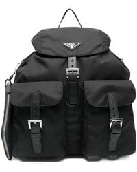 Prada - Medium Re-Nylon Backpack With Pouch Bags - Lyst