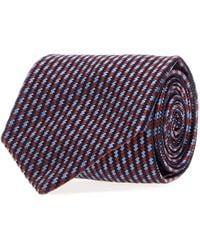 Brioni - Crav. Stand. 8X150 Silk Micro Motif Jacquard - Lyst