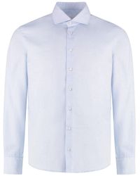 BASTONCINO - Printed Cotton Shirt - Lyst