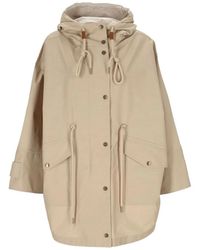 Moncler - Coat With Hood - Lyst