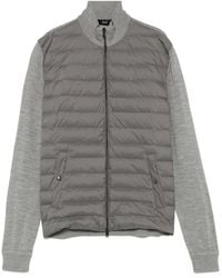Herno - Piumino Combinato Maglia - Lyst