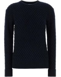 Bottega Veneta - Intrecciato Wool Sweater - Lyst